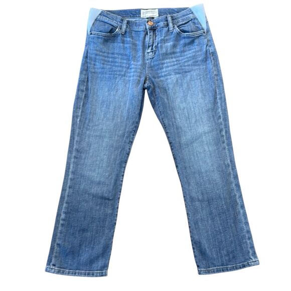 Current/Elliot Hatch kick flare cropped maternity jeans size 29 - Picture 3 of 13